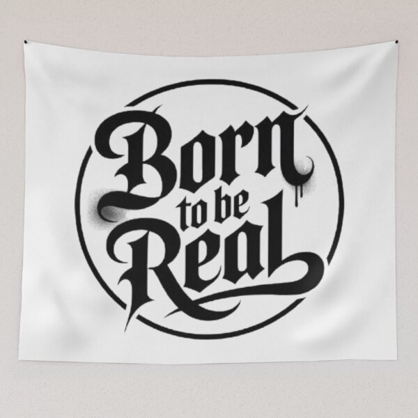 Item preview, Born To Be Real – Authentic Statement Design designed and sold by NewUSShop.