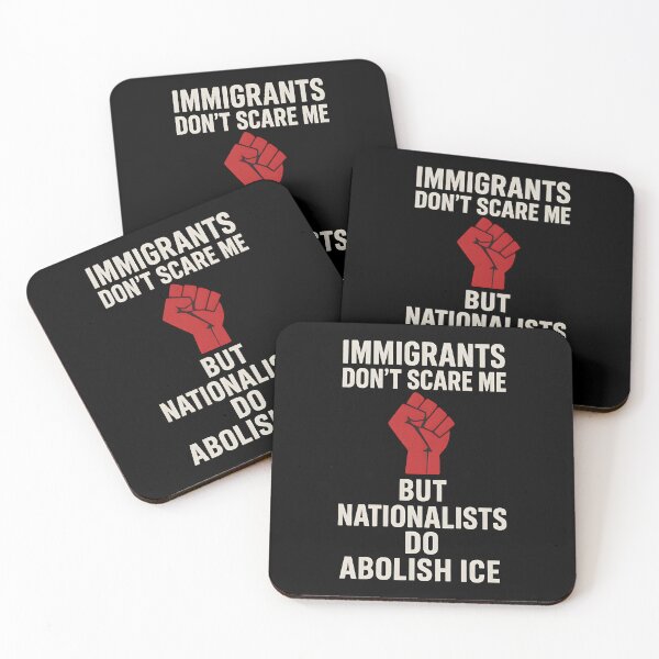 Item preview, Abolish ICE Immigrants Don't Scare Me But Nationalists Do - Abolish Ice designed and sold by Uglyandcute.