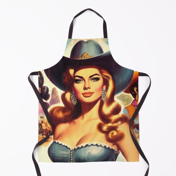 Item preview, Cute Retro Rodeo Girl designed and sold by PulpVintage.
