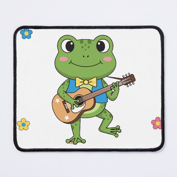 Item preview, frog playing banjo designed and sold by ELK20.