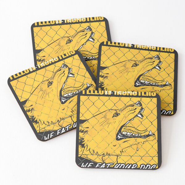 Item preview,  Yellow Monsters We Eat Your Dog Textless designed and sold by mehdi-inzar.