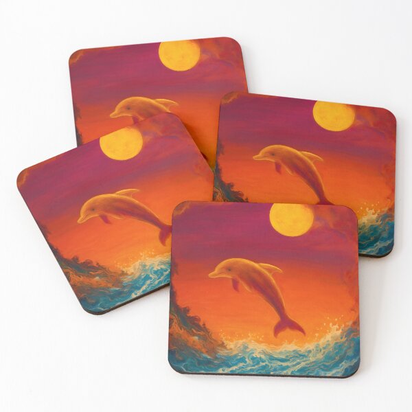 Item preview, Golden Hour Dolphin designed and sold by AussieMuma.