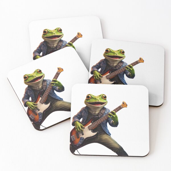 Item preview, frog playing banjo designed and sold by ELK20.