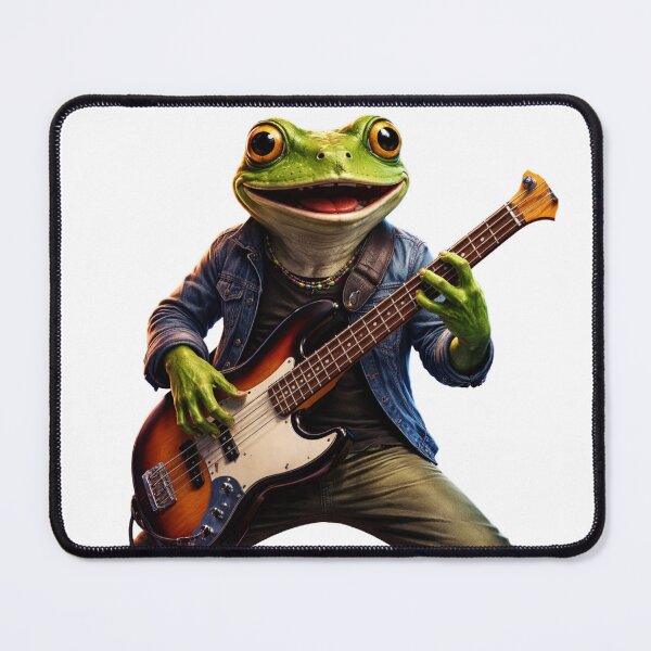 Item preview, frog playing banjo designed and sold by ELK20.