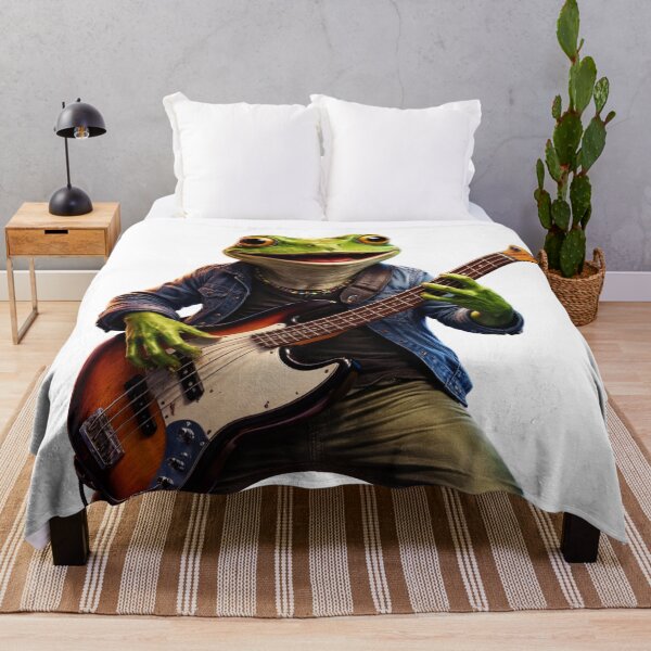 Item preview, frog playing banjo designed and sold by ELK20.