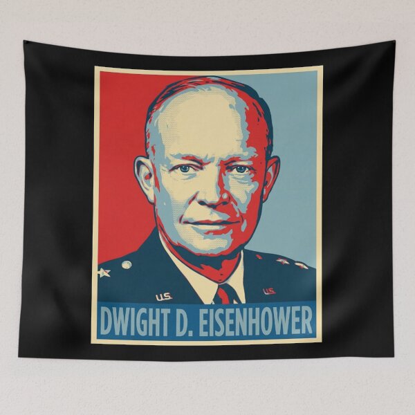 Item preview, Dwight D. Eisenhower Hope Style Retro Poster Art designed and sold by DamianRoy88.