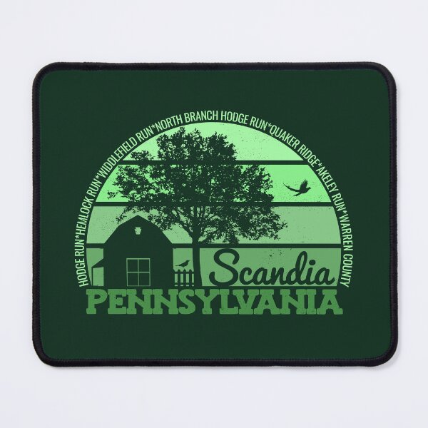 Item preview, Scandia Pennsylvania Sunset Retro Vintage Local Pride Logo designed and sold by CRHPOD20.