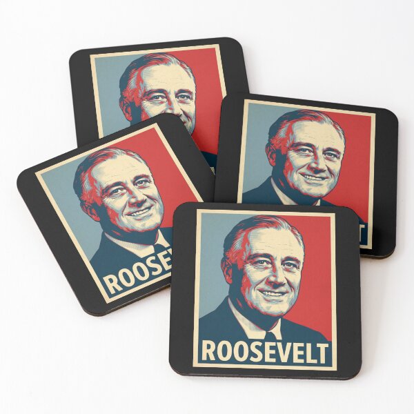 Item preview, Franklin D. Roosevelt Hope Style Retro Poster Art designed and sold by DamianRoy88.