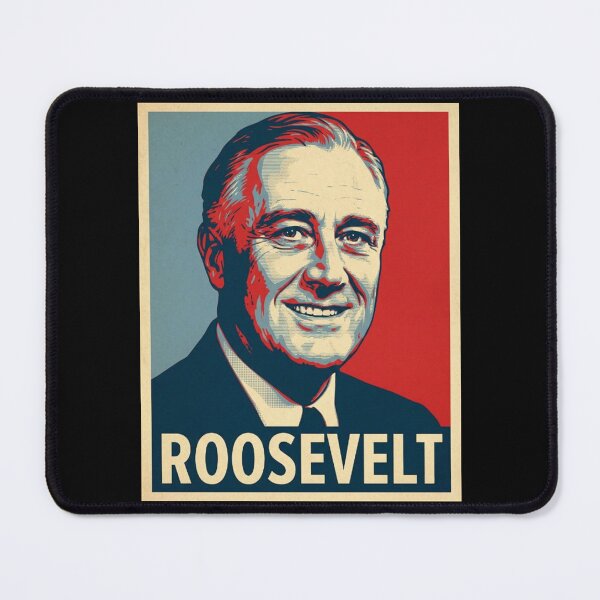 Item preview, Franklin D. Roosevelt Hope Style Retro Poster Art designed and sold by DamianRoy88.