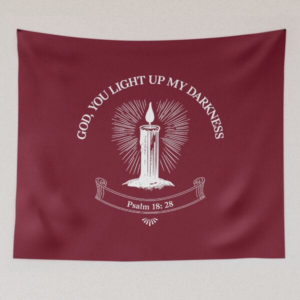 Item preview, God You Light Up My Darkness Christian designed and sold by Sachie's Studio.