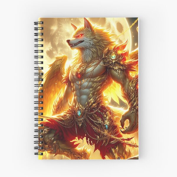 Item preview, Golden Dragon Wolf designed and sold by GalleryBrisArt.
