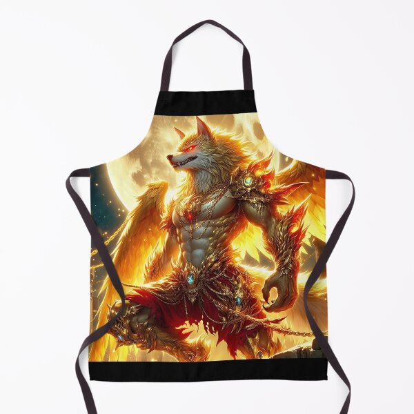 Item preview, Golden Dragon Wolf designed and sold by GalleryBrisArt.