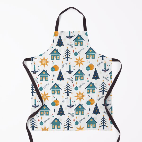 Item preview, Scandi Christmas - blue and orange palette designed and sold by Home Cyn Home.