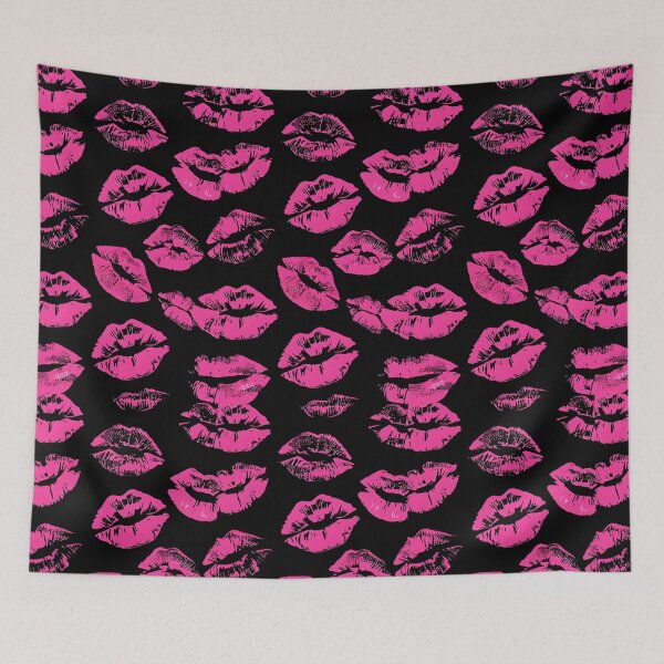 Item preview, Hot Pink Lipstick Pattern – Glam Makeup Background for Stickers, Phone Cases, Pillows & More designed and sold by Rhym3Zone.