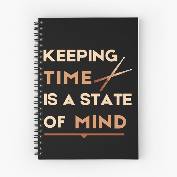Item preview, Drummer T-Shirt - Keeping Time Is A State Of Mind - Percussion Gift designed and sold by Rhythm Thru Art .