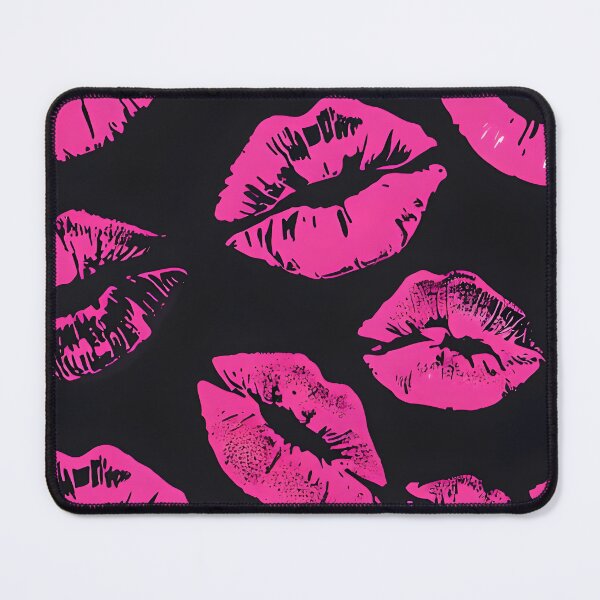 Item preview, Hot Pink Lipstick Kiss Art – Bold Graphic Design Valentines Day designed and sold by Rhym3Zone.