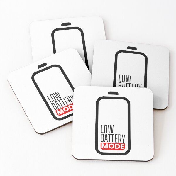 Item preview, Low Battery Mode - Funny Relatable Introvert Mood Graphic designed and sold by Sparkledust Creations.
