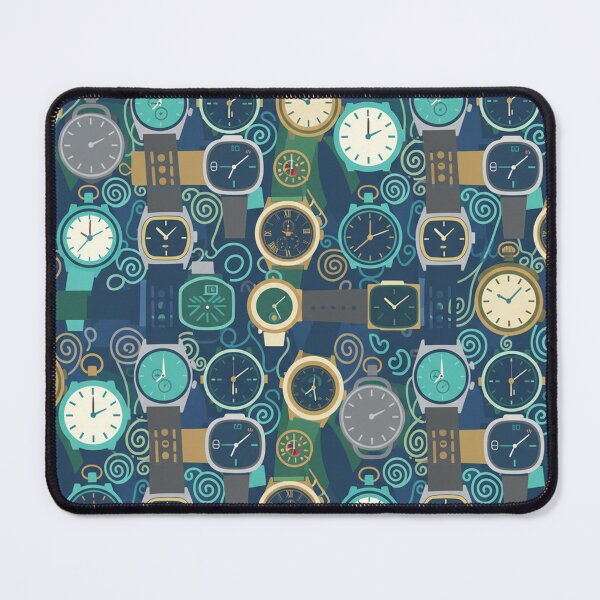 Item preview, Vintage Timepiece Horology Seamless Pattern Watch Collector Art designed and sold by KiwiRider.