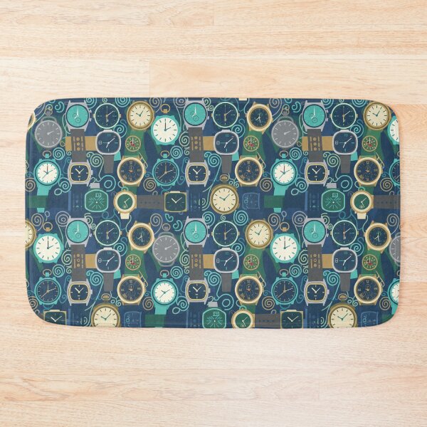 Item preview, Vintage Timepiece Horology Seamless Pattern Watch Collector Art designed and sold by KiwiRider.