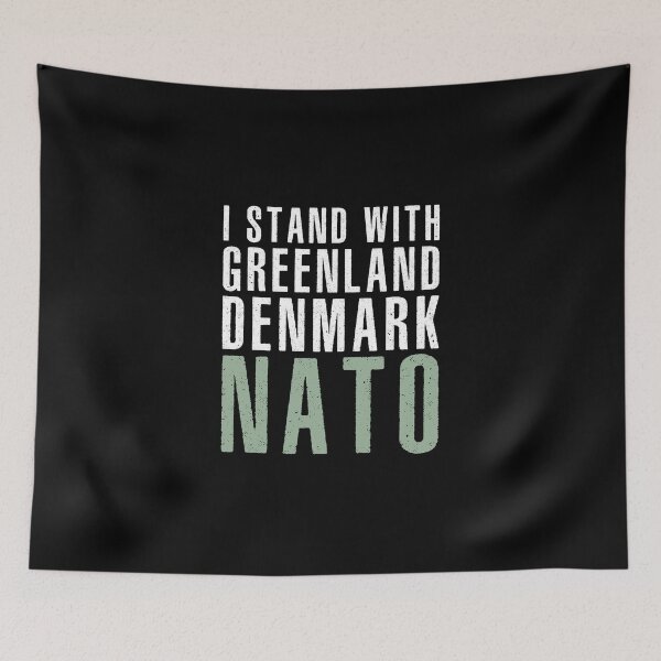 Item preview, I Stand With Greenland Denmark NATO designed and sold by SheriPeroni.