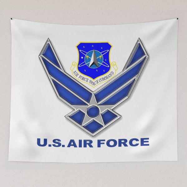 Item preview, Air Force Space Command (AFSPC) Crest designed and sold by Nikki SpaceStuffPlus.