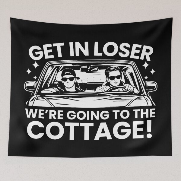 Item preview, Get In Loser We’re Going To The Cottage T-Shirt • Funny Cottage Core Travel Tee designed and sold by Teetreasure2.