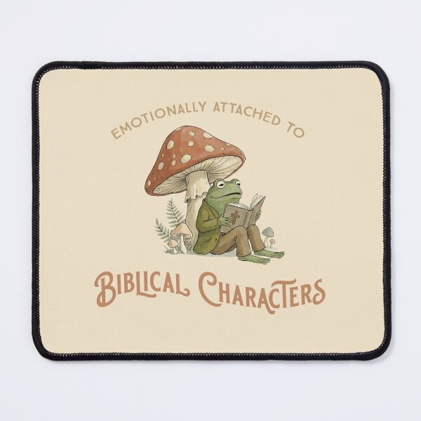 Item preview, Emotionally Attached to Biblical Characters | Funny Christian Frog Shirt designed and sold by Blessed Be Your Name.