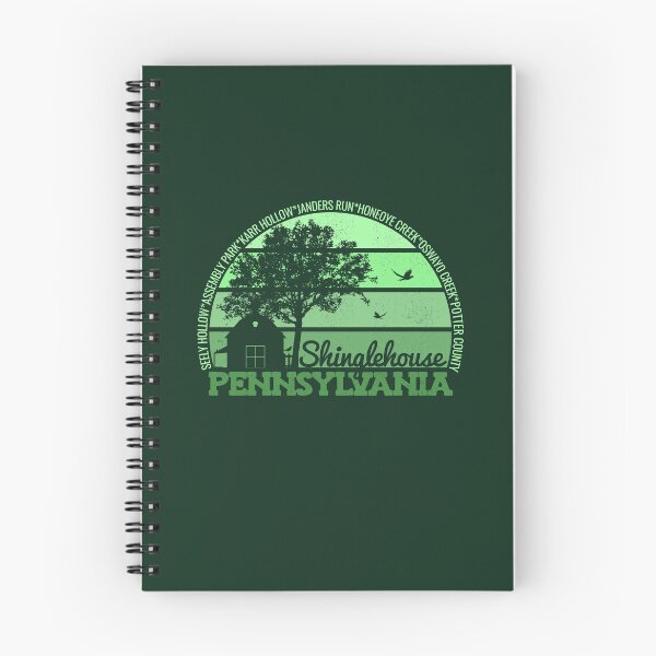 Item preview, Shinglehouse Pennsylvania Sunset Retro Vintage Local Pride Logo designed and sold by CRHPOD20.