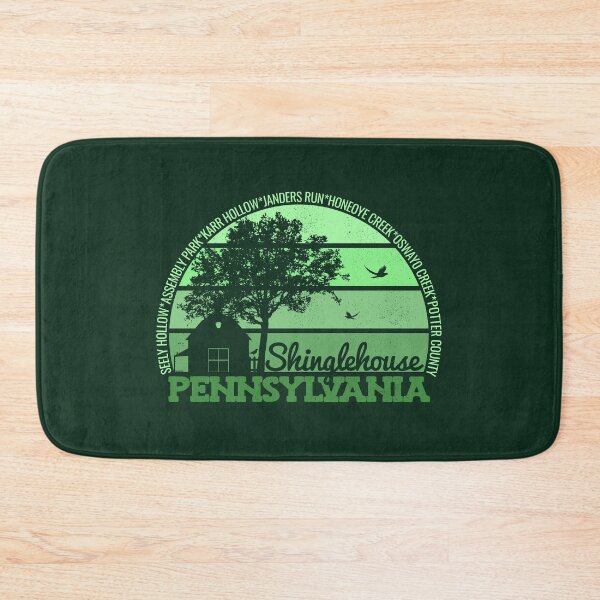 Item preview, Shinglehouse Pennsylvania Sunset Retro Vintage Local Pride Logo designed and sold by CRHPOD20.
