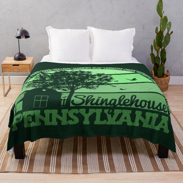 Item preview, Shinglehouse Pennsylvania Sunset Retro Vintage Local Pride Logo designed and sold by CRHPOD20.