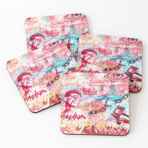 Item preview, Abstract Justice and Surveillance Art designed and sold by 7She.
