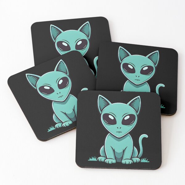 Item preview, Funny cat Alien designed and sold by Uglyandcute.