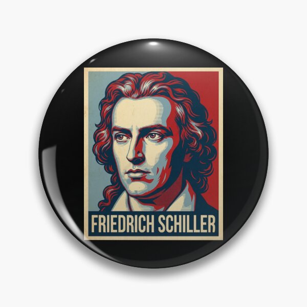 Item preview, Friedrich Schiller Hope Style Retro Poster Art designed and sold by DamianRoy88.
