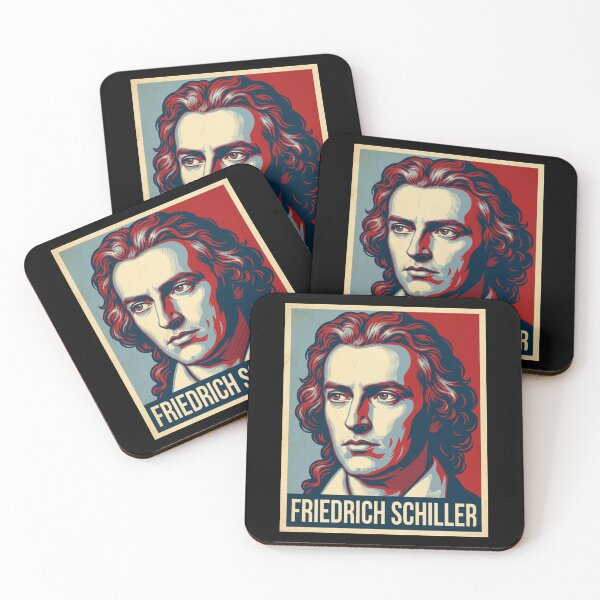 Item preview, Friedrich Schiller Hope Style Retro Poster Art designed and sold by DamianRoy88.