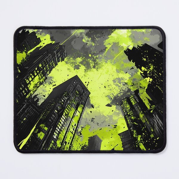 Item preview, Apocalyptic Cityscape with Green Hues designed and sold by 7She.