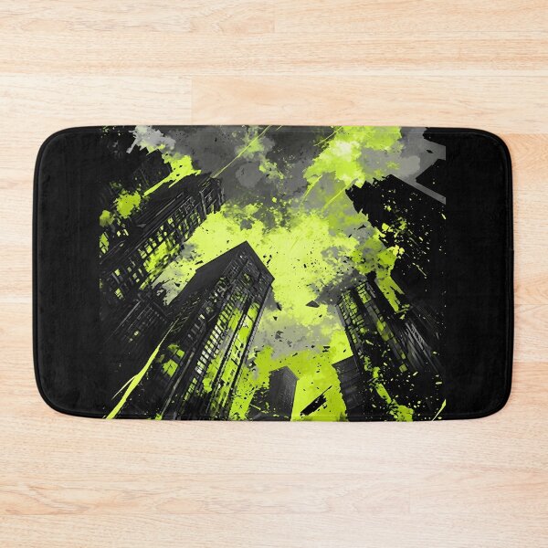 Item preview, Apocalyptic Cityscape with Green Hues designed and sold by 7She.