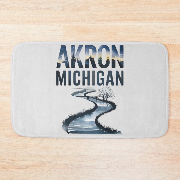 Item preview, Akron, Michigan, Akron MI, Akron Michigan designed and sold by MoMidoStore.