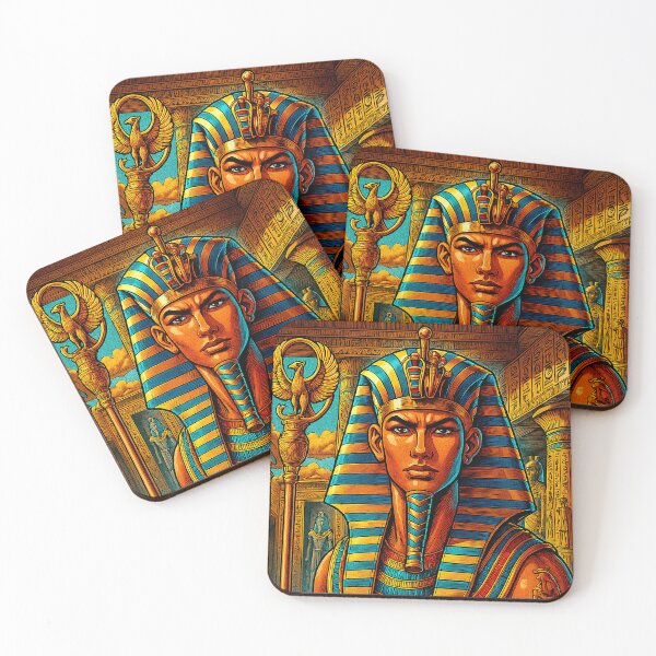 Item preview, Ramses the Great – Egyptian Pharaoh Art designed and sold by EASNFTCOL.