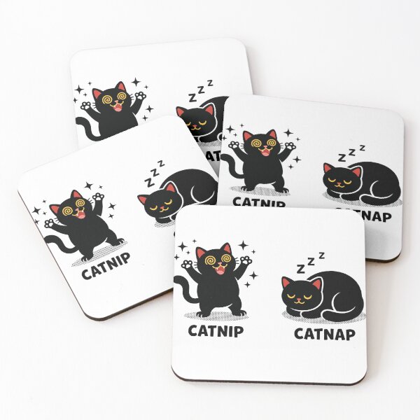 Item preview, Catnip Catnap Funny Black Cat designed and sold by AdyKurniawan.