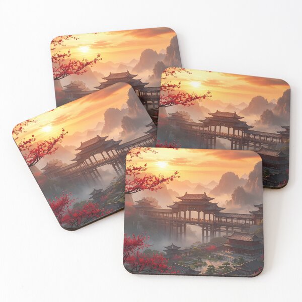 Item preview, Asian Architecture at Sunset designed and sold by 7She.