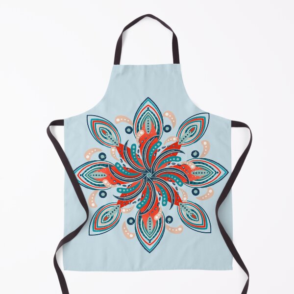 Item preview, Blue and red surfer's mandala designed and sold by Home Cyn Home.