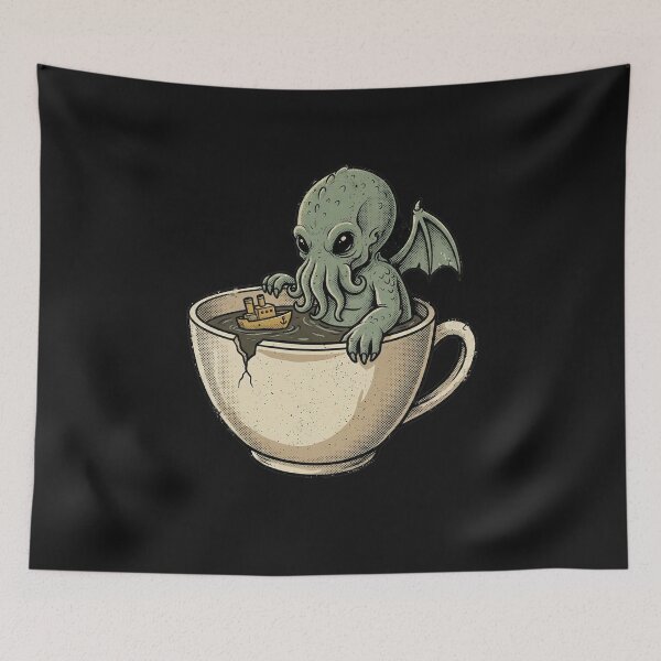 Item preview, Baby Cthulhu Coffee Cup Art designed and sold by AdyKurniawan.