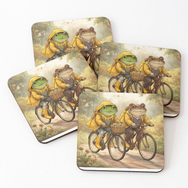 Item preview, Frog and Toad on a bike  designed and sold by ELK20.