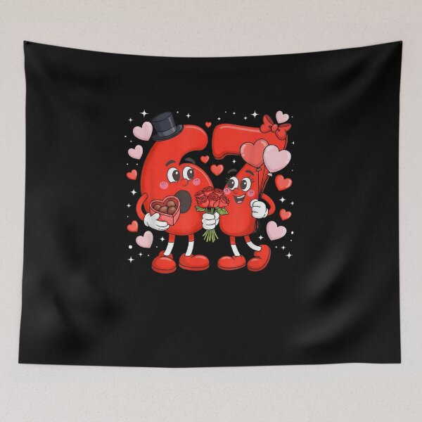 Item preview, Funny 6 7 Valentines Gen Alpha Six Seven 67 Valentine’s Day designed and sold by Juansustait.