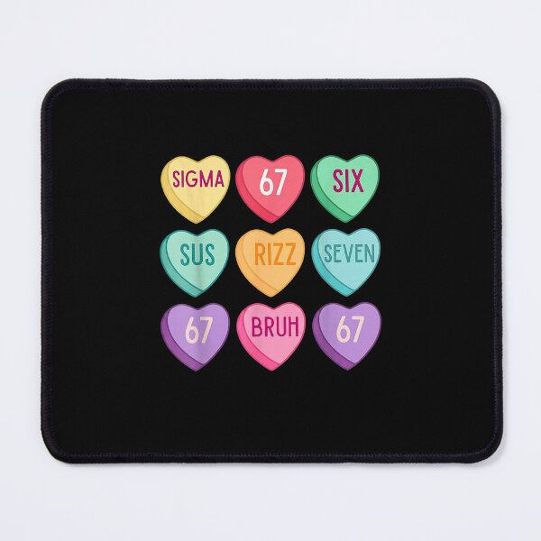 Item preview, Valentine’s Day 67 Meme six Seven Heart Kids 6 7 Boys Funny designed and sold by Juansustait.