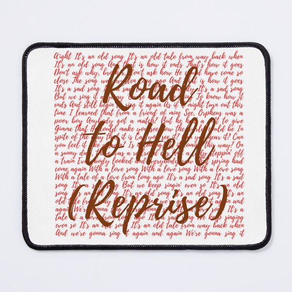 Item preview, Hadestown Lyrics designed and sold by broadwaygirl142.