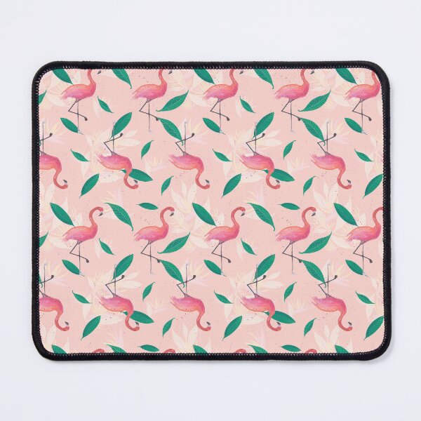 Item preview, Pink flamingo tropical pattern designed and sold by Home Cyn Home.