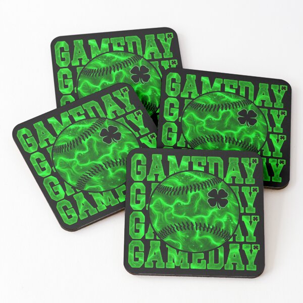 Item preview, Green Gameday Baseball Clover T-Shirt designed and sold by LashondaGreen89.