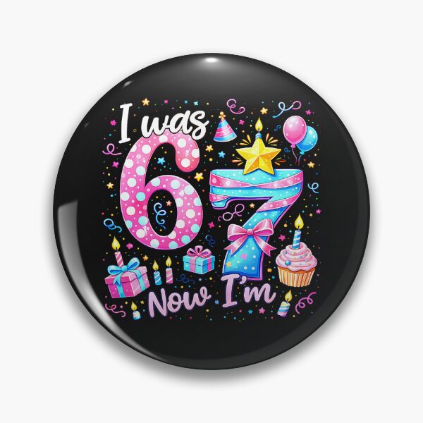 Item preview, 7th Birthday Girl Kids Shirt I was 6 Now I'm 7 Year Old designed and sold by FrankIsabel.