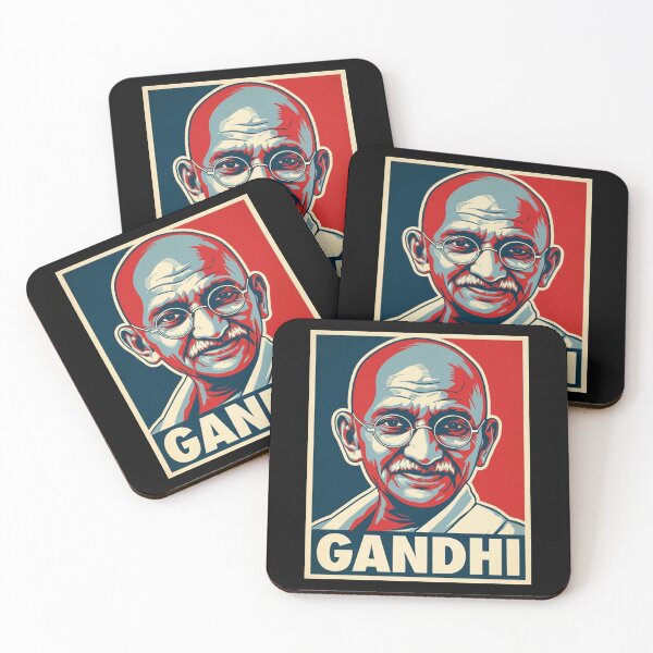 Item preview, Mahatma Gandhi Hope Style Retro Poster Art designed and sold by DamianRoy88.